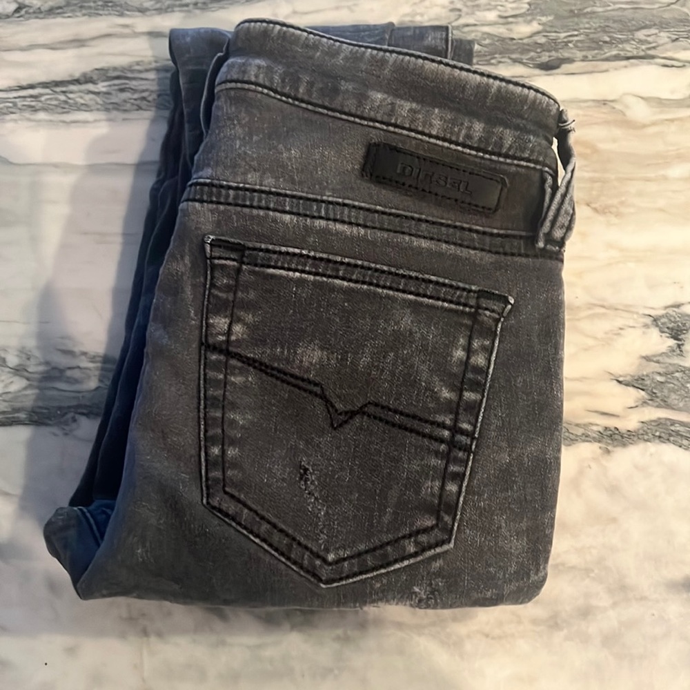 Diesel gray denim jeans size 25